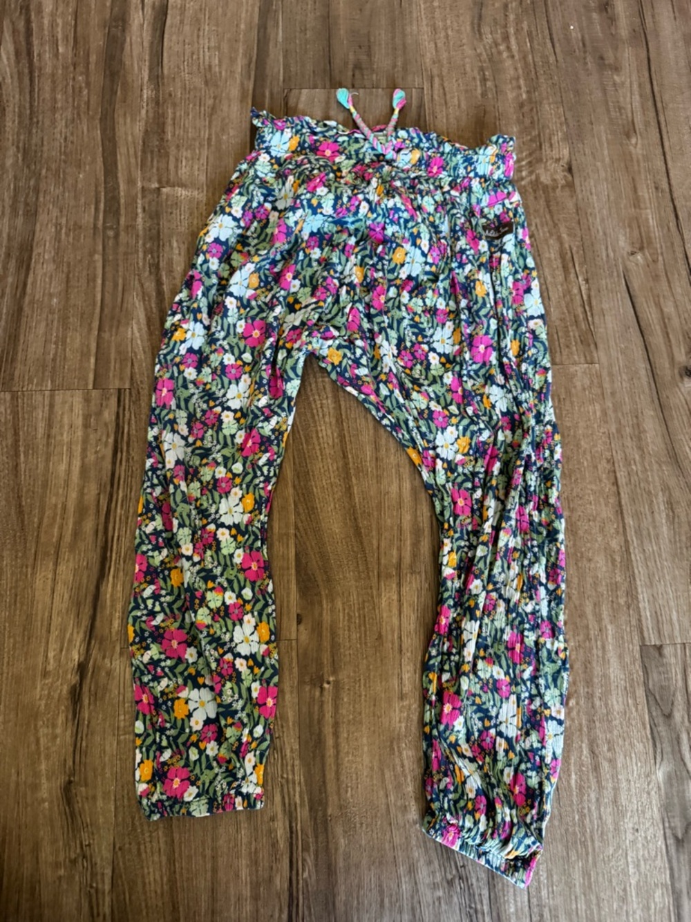 Matilda Jane floral harem drop crotch pants size 8 - Picture 1 of 5